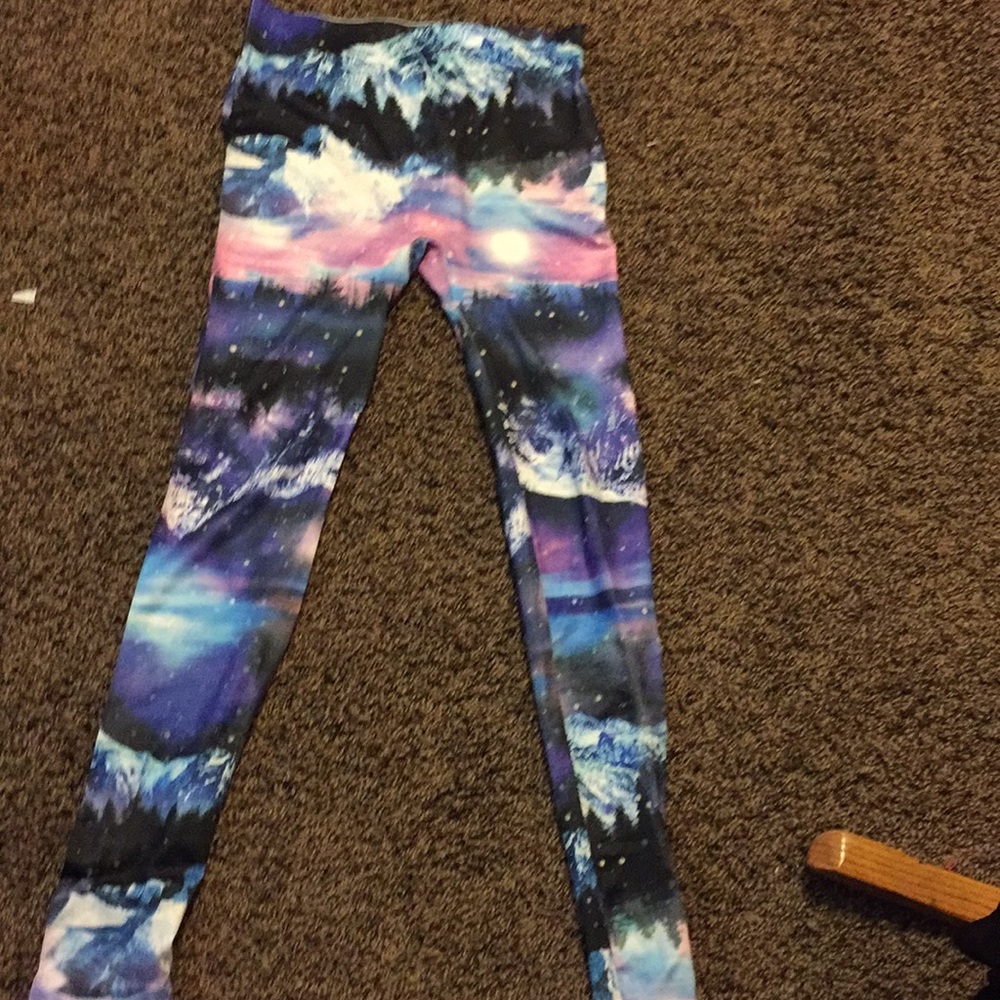 Galaxy Print Leggings